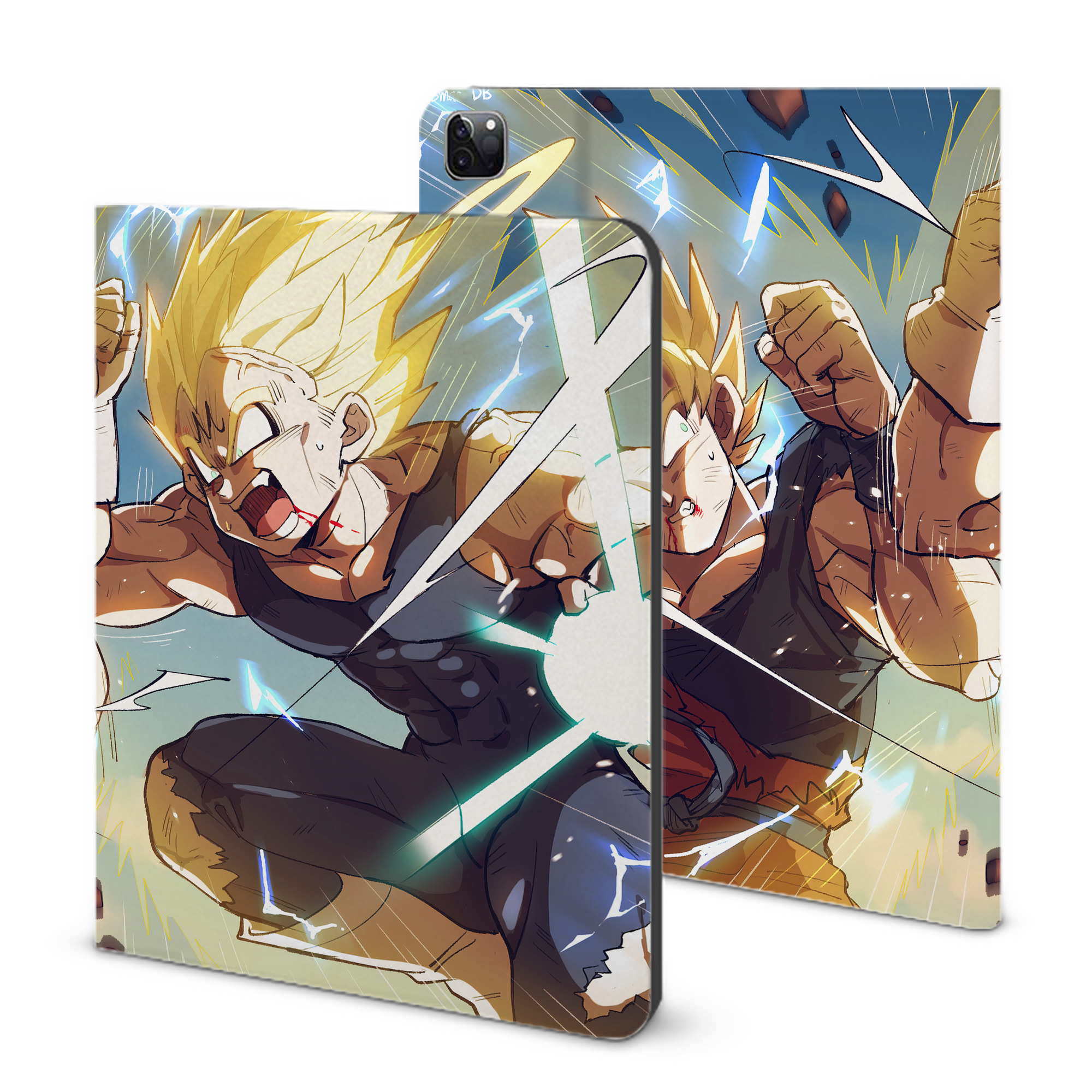 （画像用） ドラゴンボール DRAGON BALL IPad ケース ブック型 PUレザー TPU 耐衝撃 軽量 薄型 ペン収納なし 全面保護 IPad 各モデル対応